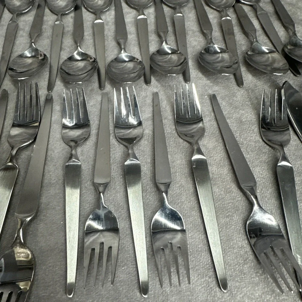 47 pc SRI Stanley Roberts SIENNA Stainless Japan Forks Spoons Knives